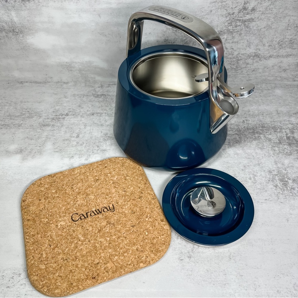 Caraway 2 Quart Whistling Tea Kettle - Navy